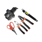 Kit de Herramientas para Terminación de Conectores de Fibra Óptica Prepulidos con Cleaver de 2 Pasos FTKT-LAT-IZQ-l