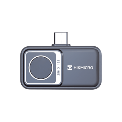 Mini2 V2 - Cámara Termográfica para Smartphone / Resolución IR 256 x 192 (49,152 píxeles) / SuperIR / Rango de -20°C a 400°C / Precisión ±2°C o ±2% / Compatible iOS (Lightning & USB-C) y And