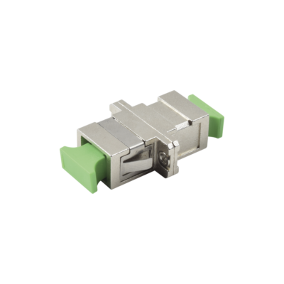Módulo Acoplador de Fibra Óptica Simplex SC/APC a SC/APC Compatible con Fibra Monomodo