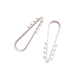 Bolsa con 100 clips sujetadores de plástico para cables de 19 a 25 mm. Ideales para instalaciones en pared, brindan sujeción firme y segura. LPHOLD25-AD-1-l