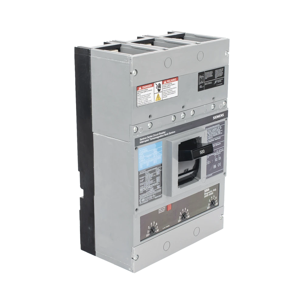LXD63B500-AD-2-l Interruptor Termomagnético 600V 3X500A, Sin zapatas principales. LXD63B500 3