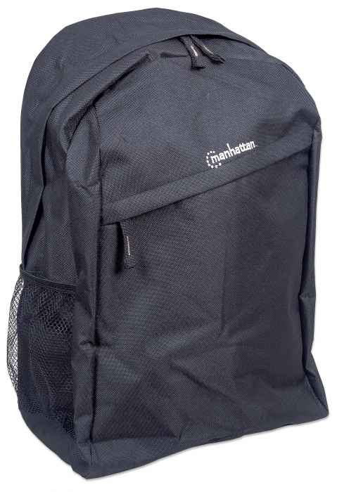 MALITL050_1_full 439831 Mochila Manhattan, ligera color negro, para laptops de hasta 15.6 pulgadas, Compartimiento frontal para objetos pequeños. 439831 2