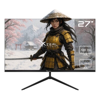 Monitor Xzeal 27 Xzeal XST590-1 Panel Plano VA FHD 100Hz 5ms 1xVGA + 1xHDMI + Vesa 100x100mm Negro