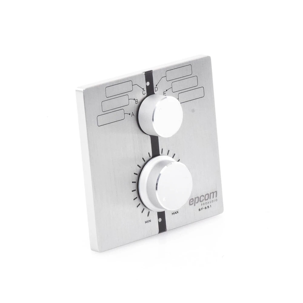 SF651-AD-3-l Control de Volumen Remoto con Selector de Canales | Compatible con Amplificador SF2240UC - SF4240UC SF-651 4