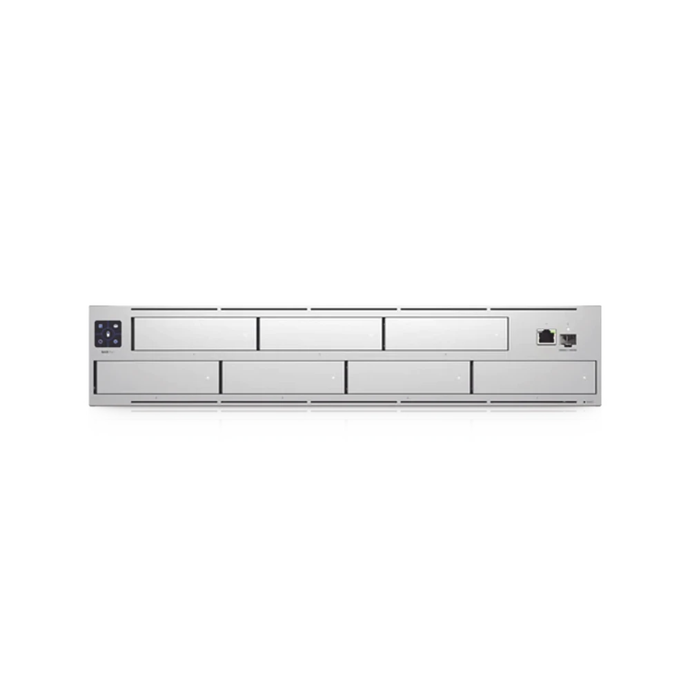 UNVRPRO-l NVR PRO UniFi Protect, con bahía para 7 discos duros, almacena hasta 20 cámaras 4k o 60 cámaras 1080p, pantalla táctil UNVR-PRO 1