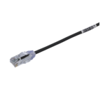 Cable de Parcheo TX6, UTP Cat6, Diámetro Reducido (28AWG), Color Negro, 0.5 Metros (1.64 Pies) UTP28SP0.5MBL-l