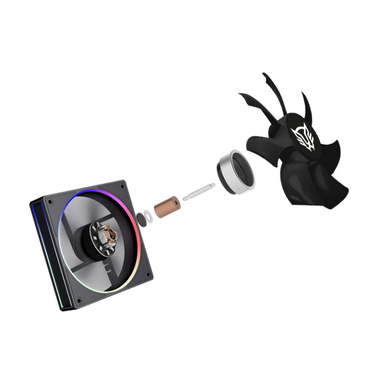 Enfriamiento de Aire BAMLAM RUSH HELIUX PRO HEX50 Sistema de enfriamiento de Aire, Disipador de aire, Iluminación ARGB VENBLR770_5_full