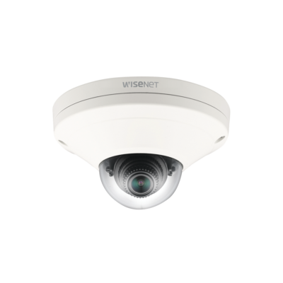 Cámara IP Mini Domo Exterior Antivandálico 2MP / Lente 2.8mm / WDR 150db / H.265 & WiseStream / Conteo de Personas / Video Analíticos Avanzados
