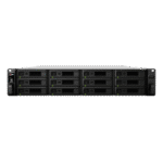 Unidad de Expansión Synology RX1217/RX1217RP | 12 Bahías de Disco | Compatible con RackStation 2U | Expansión de Volumen en Línea | Fuentes de Alimentación Redundantes (RX1217RP) | Administración DSM. frontal_0S400-38