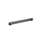 Tapa Ciega Estándar de 19in, Compatible con Racks con Rieles de Orificio Roscado, Instalación sin Herramienta, Plano, 1 UR, Color Negro frontal_0S400-79