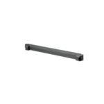 Tapa Ciega Estándar de 19in, Compatible con Racks con Rieles de Orificio Roscado, Instalación sin Herramienta, Plano, 1 UR, Color Negro lateral_izquierda_0S400-57