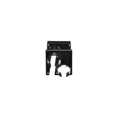 Tapa con 2 Salida a Tubo Corrugado de 1.5in (38mm), Para uso con Canaletas 4X4 FiberRunner™, Color Negro