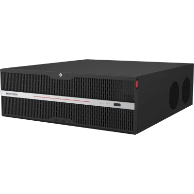 [Doble Poder de Decodificación] NVR 32 Megapixel (8K) / 64 Canales IP / AcuSense / ANPR / Conteo de Personas / Heat Map / 16 Bahías de Disco Duro /  Soporta RAID con Hot Swap / 2 HDMI en 8K / RAID / Soporta POS / Alarmas I/O  / Smart Search