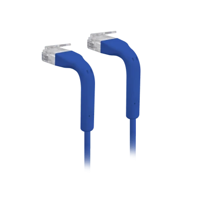 UniFi Patch Cable Cat6 Ultradelgado GbE con Botas Flexibles, Color Azul, 1 Metro (3.28 Pies)