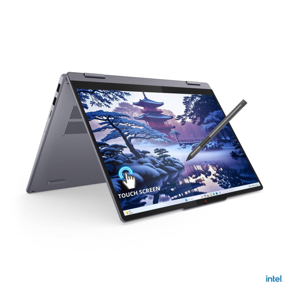 Lenovo IdeaPad 5 2-in-1 14IAL10, Core Ultra 5 225H, RAM 16GB, 512GB SSD, 14 pulgadas, TOUCH, W11 Home, Incluye lápiz digital, 1 Año de garantía 83KR004FLM 1