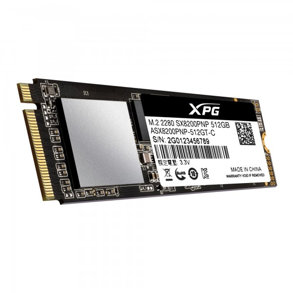 DDUDAT1020_1_full SSD ADATA ASX8200PNP-512GT-C, 512 GB, PCI Express, 3500 MB/s, 2400 MB/s ASX8200PNP-512GT-C 2