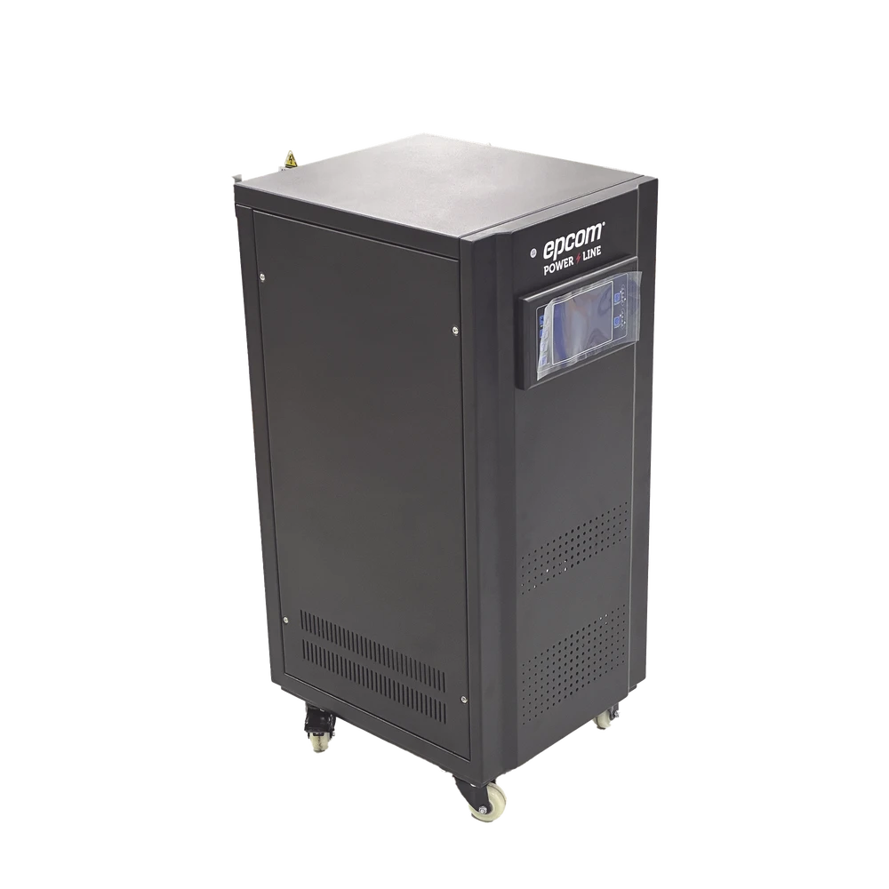 EPL10K3FVR-FRENTE-l-1 Regulador de Voltaje Industrial Trifásico 10 kVA/8 kW 220 V / Entrada 176-264 V Vca / Salida 215.6-224.4 Vca EPL10K3FVR 2