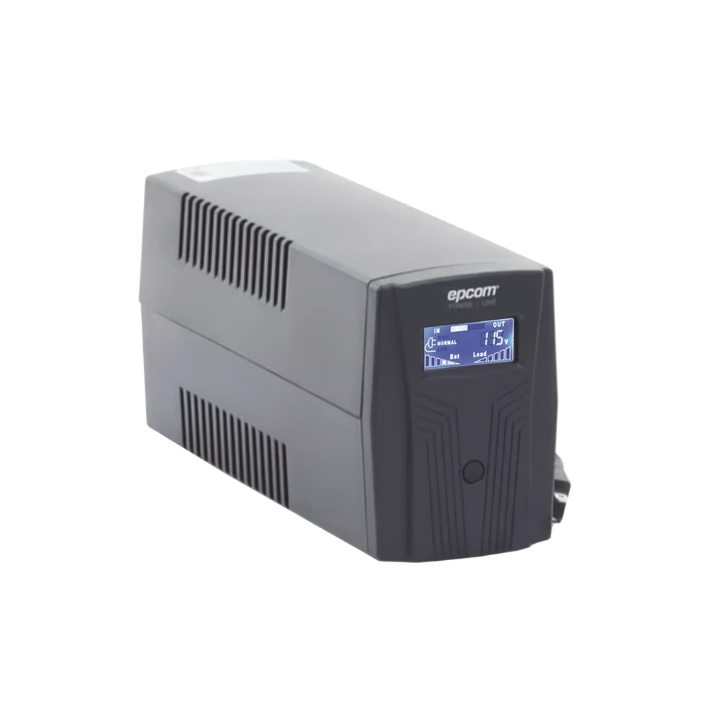 EPU600LCD-l UPS de 600VA/360W / Topología Línea Interactiva / Entrada y Salida 120 Vca / Clavija NEMA 5-15P / 4 Tomas NEMA 5-15R EPU600LCD 1