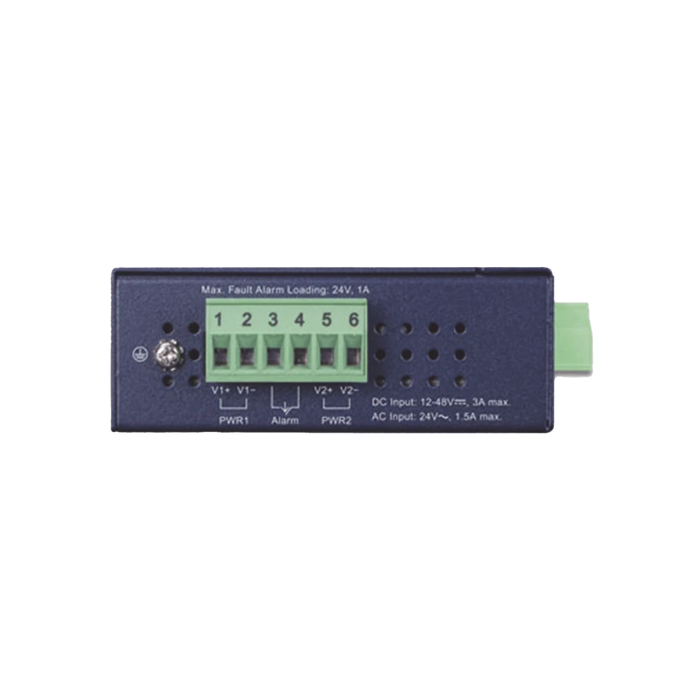 IGTP802T-FRENTE-l Convertidor de medios industrial PoE+ 1000BASE-SX a 10/100/1000BASE-T 802.3at (SC,MM) -550 m IGTP-802T 2