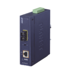 Convertidor de medios industrial PoE+ 1000BASE-SX a 10/100/1000BASE-T 802.3at (SC,MM) -550 m IGTP802T-l