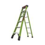 Escalera de Tijera 3 en 1 de 1.8 Metros, Fibra de Vidrio (SKU13906-001). Hecha en E.U.A. (Versión 2.0) KINGKOMBO26IAAC-l