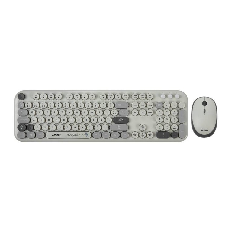 Kit Teclado y mouse Inalámbricos 2.4hz Creator Chic K-Colors MK485 Advanced Series Teclado Inalambrico Dongle 2.4Mhz, Rango 10m, 105 teclas KITACT1220_2_full