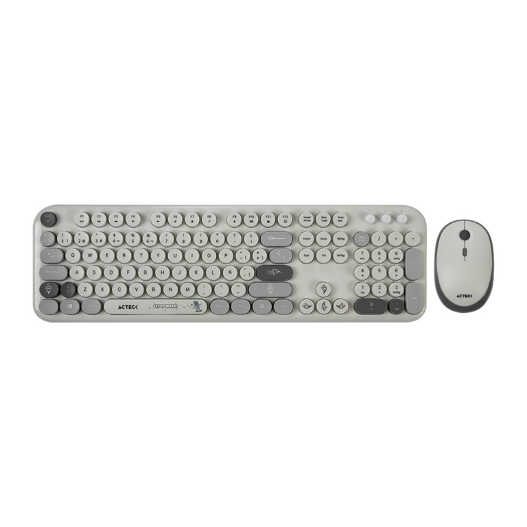 Kit Teclado y mouse Inalámbricos 2.4hz Creator Chic K-Colors MK485 Advanced Series Teclado Inalambrico Dongle 2.4Mhz, Rango 10m, 105 teclas KITACT1220_3_full