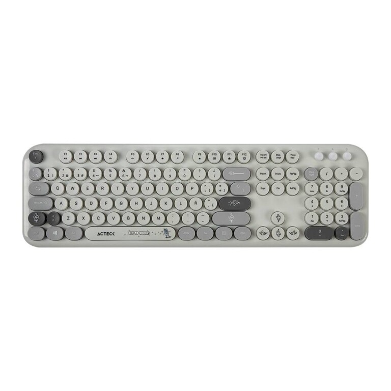 Kit Teclado y mouse Inalámbricos 2.4hz Creator Chic K-Colors MK485 Advanced Series Teclado Inalambrico Dongle 2.4Mhz, Rango 10m, 105 teclas KITACT1220_full
