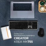 Kit Teclado y mouse Inalámbrico 2.4hz Creator Krea MK755 Acteck Advanced Series Teclado Inalámbrico Dongle 2.4Mhz, Rango 10m KITACT1310_2_full