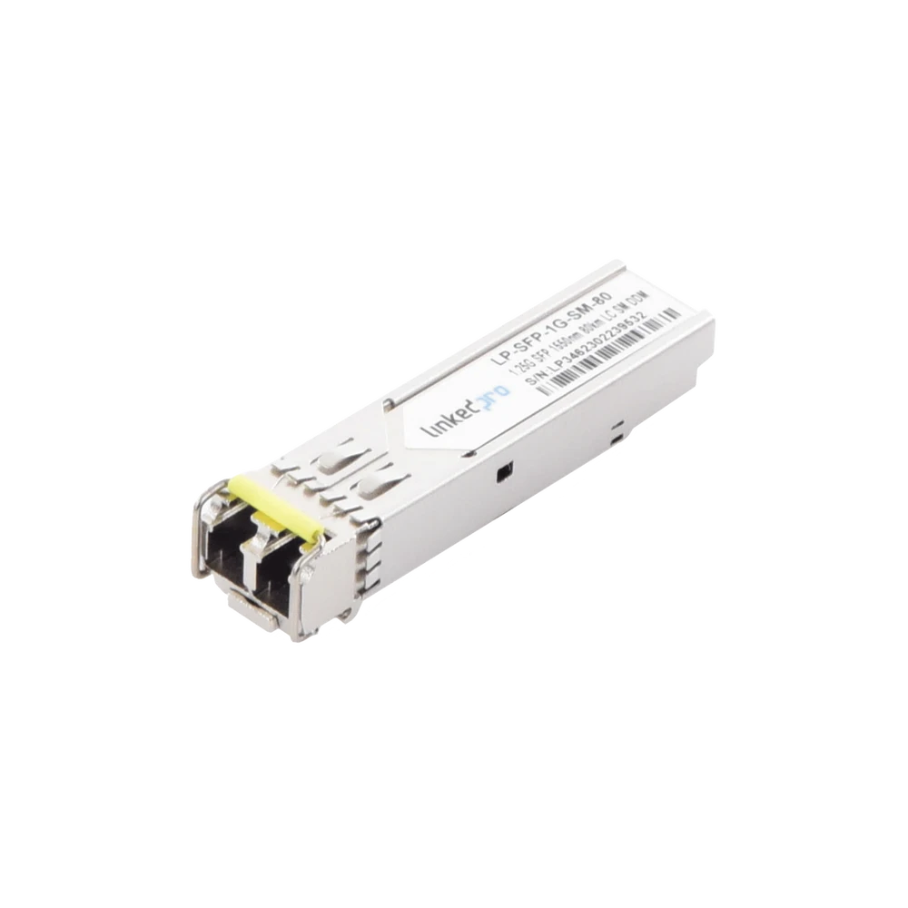 LPSFP1GSM80-l Transceptor Óptico SFP (Mini-Gbic) / Monomodo 1550 nm / 1.25 Gbps / 1000BASE-ZX / Conectores LC/UPC Dúplex / DDM / Hasta 80 km LP-SFP-1G-SM-80 1