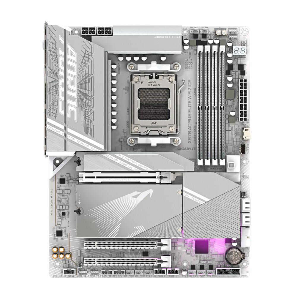 MBDGIG5340_1_full TARJETA MADRE GIGABYTE ATX X870 A ELITE WF7 64 GB DDR5 AM5 Para AMD X870 A ELITE WF7 ICE 2