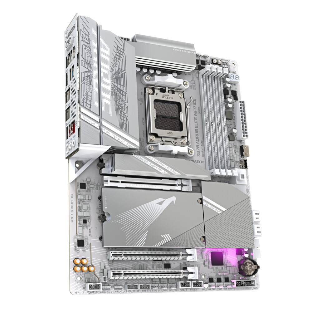 MBDGIG5340_2_full TARJETA MADRE GIGABYTE ATX X870 A ELITE WF7 64 GB DDR5 AM5 Para AMD X870 A ELITE WF7 ICE 3