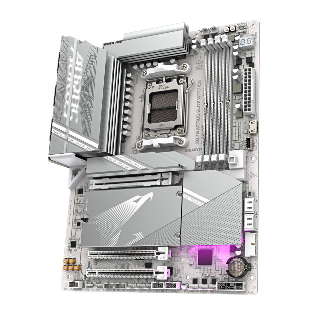 MBDGIG5340_3_full TARJETA MADRE GIGABYTE ATX X870 A ELITE WF7 64 GB DDR5 AM5 Para AMD X870 A ELITE WF7 ICE 4