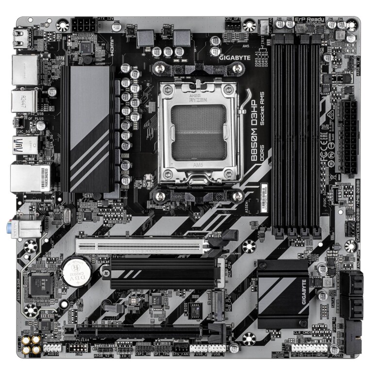 TARJETA MADRE GIGABYTE MICRO ATX B850M D3HP, DDR5, AM5, 256 GB, PARA AMD MBDGIG5610_1_full