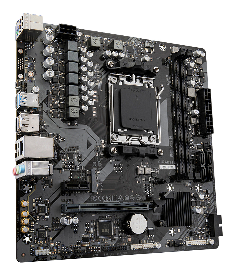 MBDGIG5730_2_full TARJETA MADRE GIGABYTE ATX A620M H, DDR5, AM5, 128 GB, PARA AMD 7
