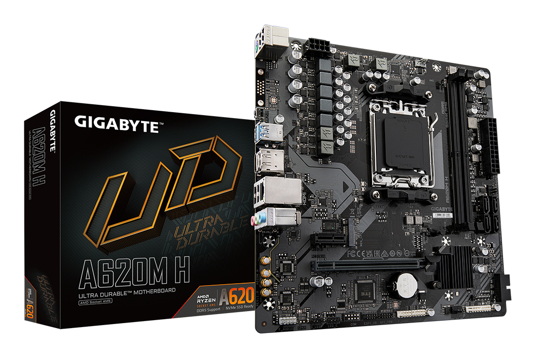 TARJETA MADRE GIGABYTE ATX A620M H, DDR5, AM5, 128 GB, PARA AMD MBDGIG5730_full