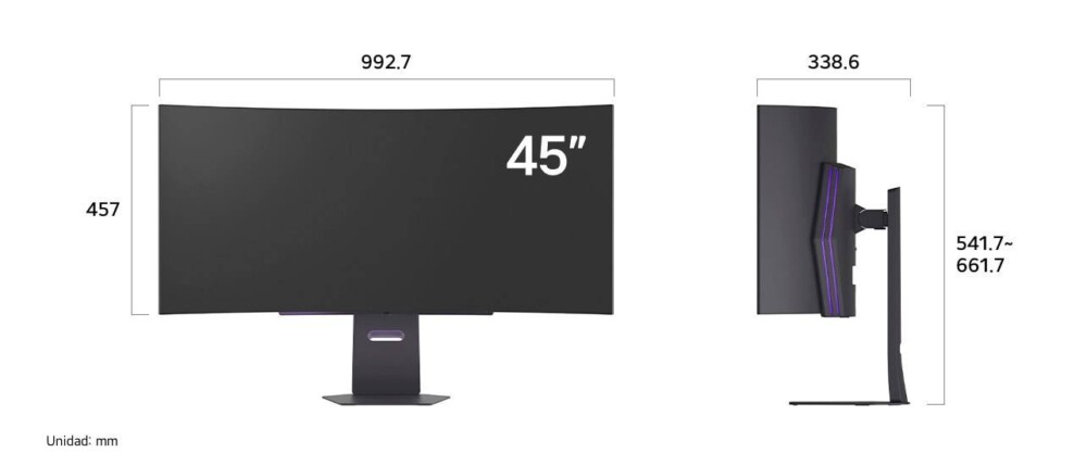 MONITORES LG 45 PULGADAS 45GX90SA GAMING OLED GX9S 240H 5