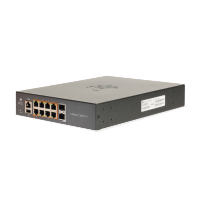 Switch PoE cnMatrix Ex1010-P / 8 Puertos Gigabit PoE 802.3af/at + 2 SFP / Capa 2 / Gestión en la Nube Gratuito