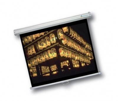 Pantalla de proyeccion manual multimedia Screens MSC-265 colgar 120 formato 16:9 color blanco mate.