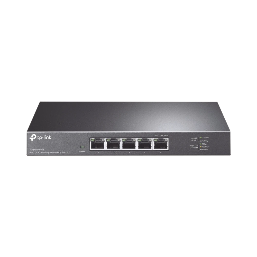 TLSG105M2-l Switch Gigabit no administrable de 5 puertos 100 Mbps/ 1 Gbps/ 2.5 Gbps ideal para WiFi 6 TL-SG105-M2 1
