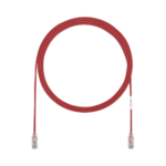 Cable de Parcheo TX6, UTP Cat6, Diámetro Reducido (28AWG), Color Rojo, 0.3 Metros (1 Pie) UTP28SP1RD-l