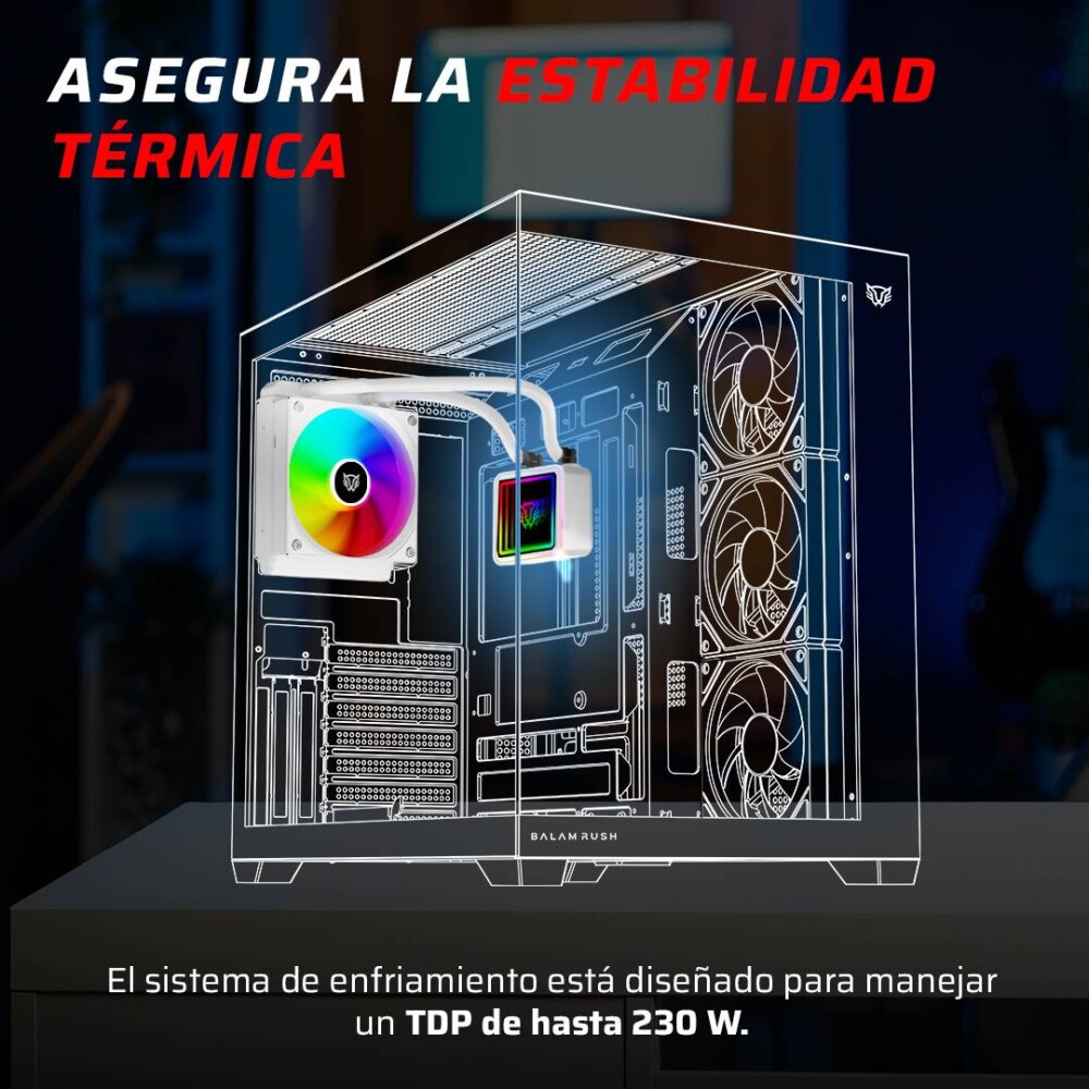 Enfriamiento Liquido BAMLAM RUSH CRYO PRISM 120 ICE Sistema de enfriamiento de Aire CRYO PRISM 120 ICE 4