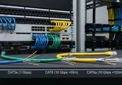 Diferencias entre cableado Cat5e, Cat6 y Cat6A en empresas 13