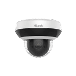Mini PTZ IP 2 Megapixel / 4X Zoom / Audio Bidireccional / H.265+ / 20 mts IR EXIR / WDR 120 dB / PoE / IK10 / IP66 / Ultra Baja Iluminación / Micrófono Integrado / Micro SD frontal_0S400-12