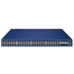 Switch Gestionado Capa 3 / 48 Puertos Gigabit + 6 Puertos 10G SFP+ / Routing IPv4/IPv6 / NMS Integrado / QoS Avanzado / Seguridad Empresarial frontal_0S400-59