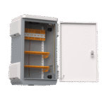 IP55 PROTECCIÓN CONTRA INGRESO EXCELENTE DISEÑO A PRUEBA DE POLVO Y AGUA QUE PROTEGE EL EQUIPO DENTRO DE LA CAJA EN EXTERIORES lateral_izquierda_0S400-25