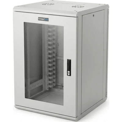 lateral_izquierda_0S400-42 Gabinete Rackeable / 18 Unidades / 19 Pulgadas / Puerta de Cristal / Capacidad de Carga 750 Kg / Dimensiones 600x605x930 mm (23.6x23.8x36.6 in) LES-60-60-18UGW 3