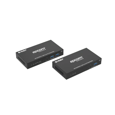 Extensor USB 3.2 Gen 1 | 100 m | Cable CAT6a | Velocidad 5 Gbps | Puertos USB-C y USB-A | PoC Bidireccional 24V | Compatible Con Dispositivos USB Variados