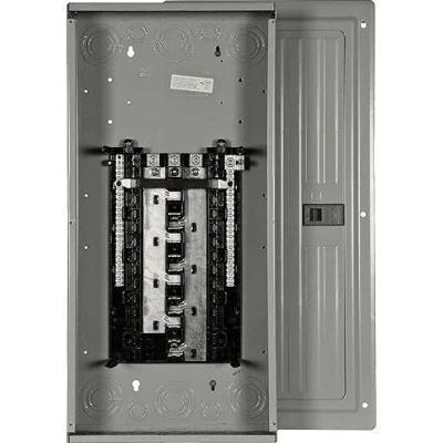 Centro de carga monofásico 1 Fase, 3 Hilos para interruptores QP, de 30 polos - 48 Circuitos, 120/240vca, Barras de aluminio 200 Amp, Nema 1, uso interior. Incluye tapa.