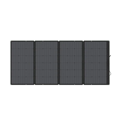 Módulo Solar Portátil y Flexible de 400W Recomendado para Estaciones Portátiles EcoFlow / Ajuste de Ángulo / Carga Eficiente / Incluye Cable XT60 a MC4